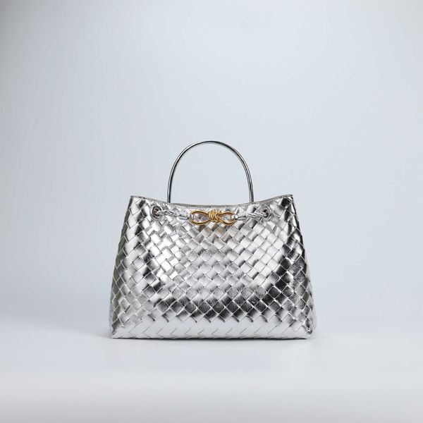 

woven designer fashion andiamo new bag botegas 2023 versatile cowhide tote casual one shoulder handheld women's 9wfa