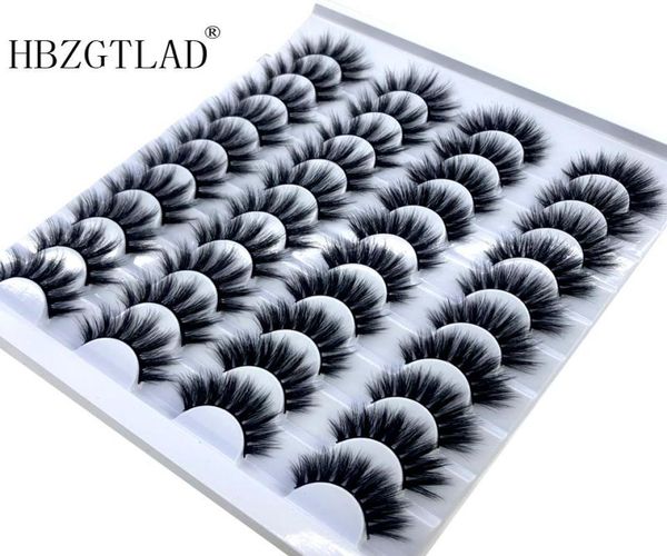 

20 pairs 825mm fake 100 mink eyelashes lashes natural dramatic volume eyelash extension false4869845