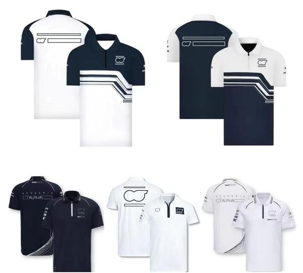 

f1 racing polo shirt summer short-sleeved shirt same style customized
