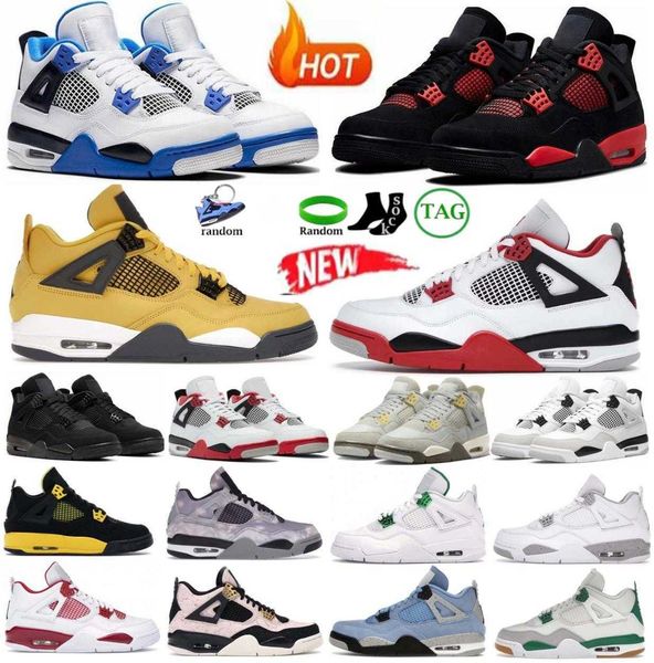 

basketball shoes jumpman 4 running shoes panda designer sneakers triple pink grey fog syracuse team green university blue walking jogging me