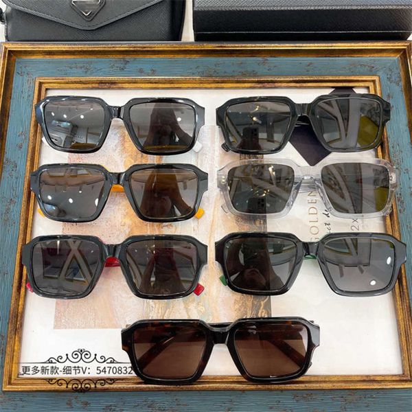 

new luxury designer 2023 new family box color blocking sunglasses ins same style personality fashion sunglasses male opr23w, White;black