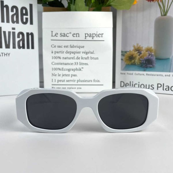 

2023 luxury designer sunglasses p pujia's new rectangle glasses net red same style spicy girls simple fashion trend narrow frame sungla, White;black