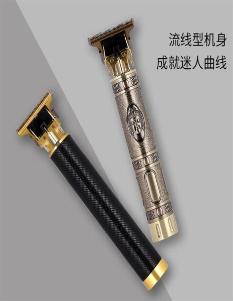

the new buddha head hair clipper retro oil head electric clippers metal body hair salon special engraving style clippers269m3271494