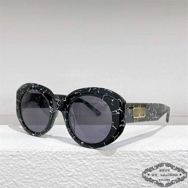

2023 new luxury designer b family's new plate oval for men and women the same type of sunglasses bb0235, White;black
