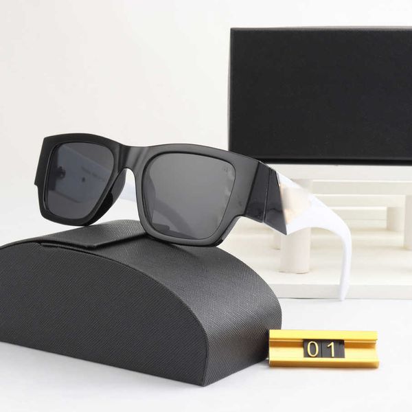 

luxury designer sunglasses 2023 new p family fashion big box street shoot personalized style sunglasses, White;black