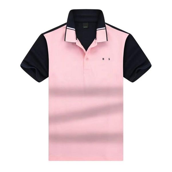 

designer men's polo luxury black and white beige various styles shirt lapel short sleeve casual embroidery 100% cotton brand cotton hig, White;black