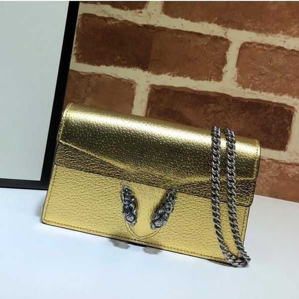 

female dionysian bag chain shoulder bags messenger armpit bag fashion golden silvery high 9a quality genuine leather hasp women flap purse h