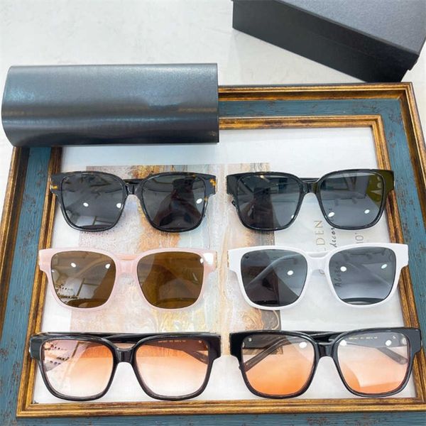 

2023 new luxury designer family sunglasses double b big box blusher powder net red same sunglasses bb0104, White;black