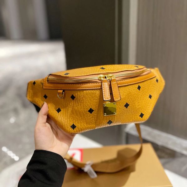 

designer mens waist bag luxury fanny pack womens genuine leather bumbag temperament belt bags m men chest packs shoulder bag cross body wall