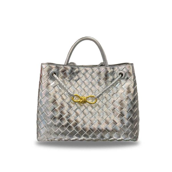 

botegas new designer 2023 spring andiamo genuine bag leather woven fashion cowhide handbag underarm single shoulder crossbody for women cxuu