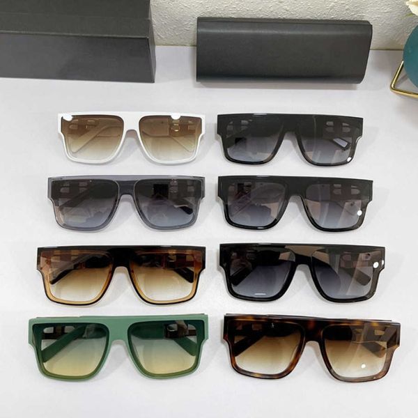 

2023 new luxury designer sunglasses trendy women's big double b 1001 fashion plate box couple sunglasses men's full frame, White;black