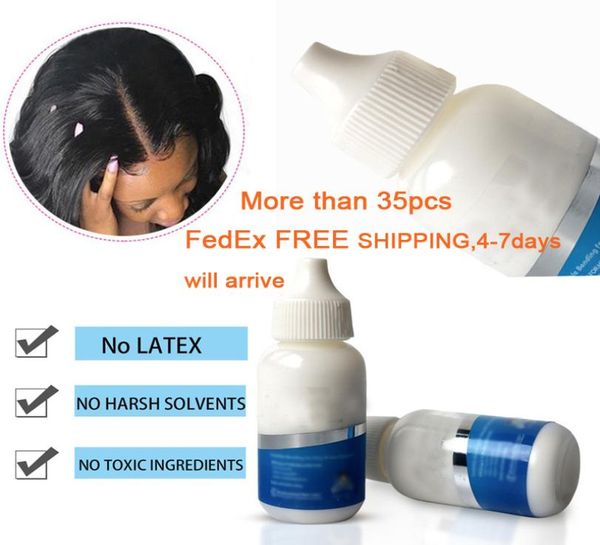 

38ml lace wig cap toupee adhesive gluehair adhesivesbuy 55pcs get 1pc fedex412days arrive3001367, Black;brown