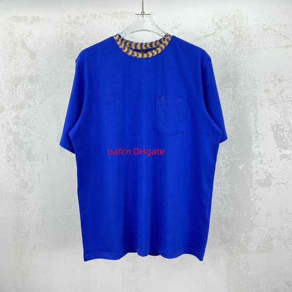 

5a designer men's t-shirt summer fashion t-shirt luxury yellow arrow logo letter t-shirt clothing polos clothing, White;black
