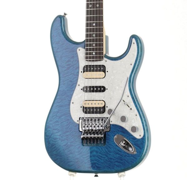 

michiya haruhata st caribbean blue trans electric guitar
