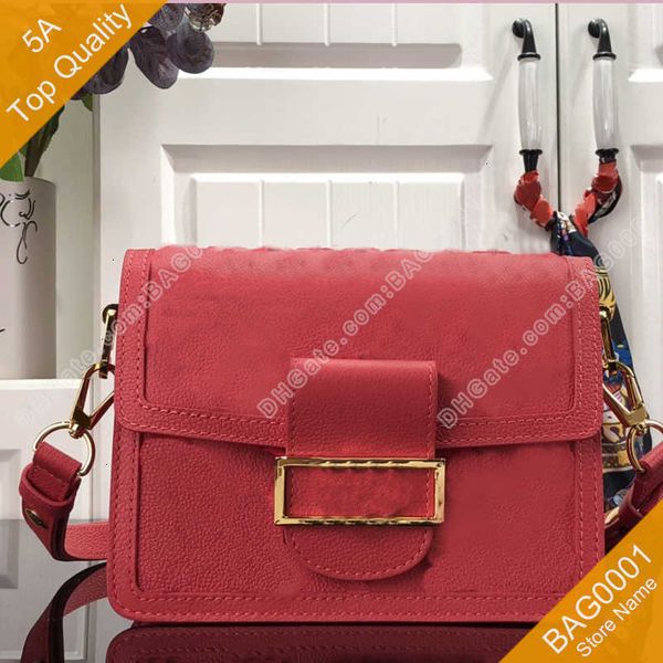 

wallets dauphine bags vintage m20747 chains fashion lady tufting handbags leather purses classic metal hasp tote shoulder crossbod, Red;black