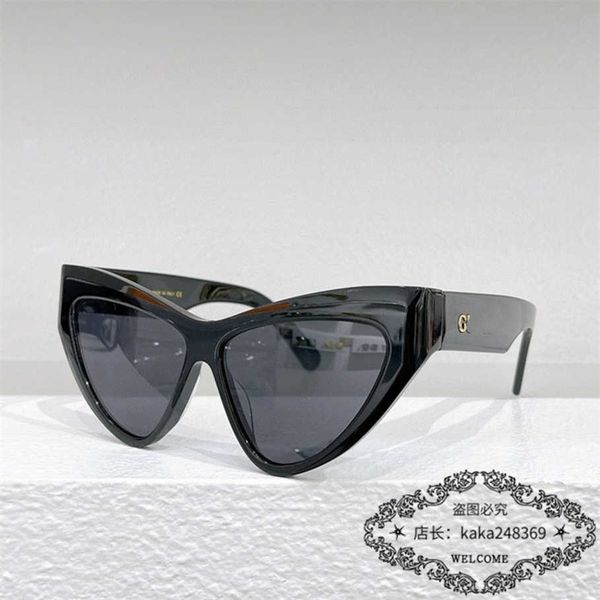

2023 new luxury designer family g 23 new cat's eye sunglasses men's ins internet celebrity same style personalized sunglasses wome, White;black