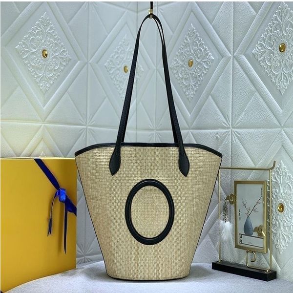 

fashion women's bag designer woven shoulder bag large capacity shopping bag shopping travel essential