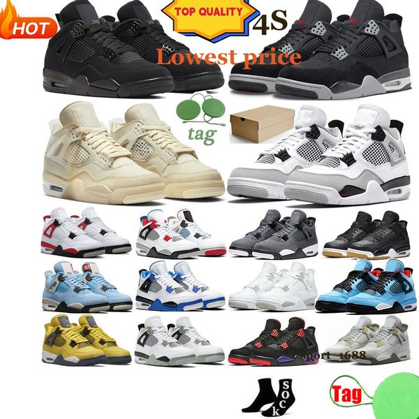 

basketball shoes designer shoes sneakers shoes jumpman 4s mens 4 red with box cement pine green cat red black cat sail kaws retros military