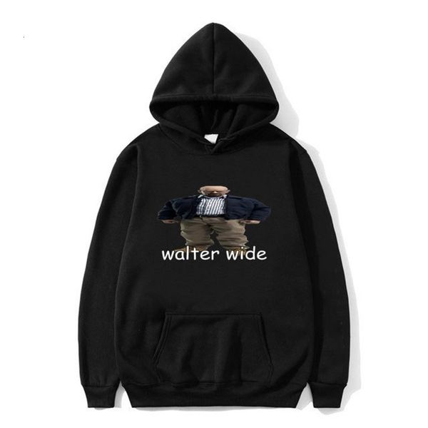 

mens hoodies sweatshirts funny wide breaking bad white parody graphic hoodie men women vintage oversized sweatshirt fleece 230731, Black