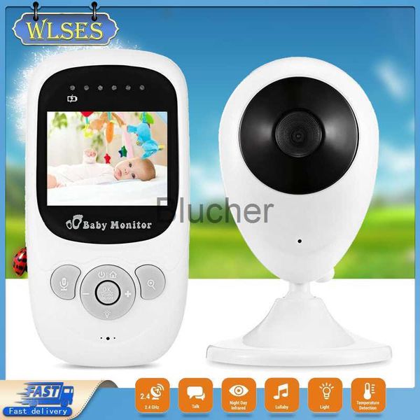 

other baby monitor sp880 ir night vision temperature monitor lullabies intercom vox mode video baby camera walkie talkie babysitter x0731, Silver