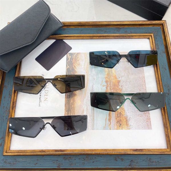 

2023 new luxury designer p family style ins trendy and popular star net red concave shape posing sunglasses, White;black