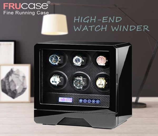 

frucase luxury winder automatic display for 4 es 6 es control swhen lid opened led light j220825 j22090669643755068533, Black;blue