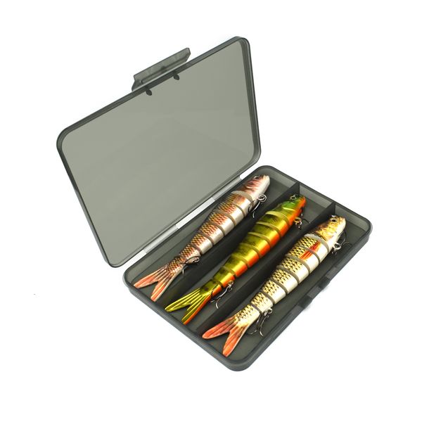 

baits lures ods 3pcs 142cm 27g sinking swimbait crankbaits fishing lure set of wobblers for pike artificial kit tackle 230801
