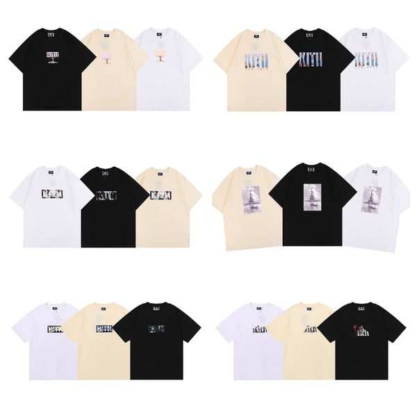 

summer designer t shirt kitt-shirt oversized men t shirts casual summer tees us size s-xl 003, White;black