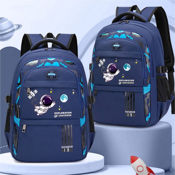 

school bags kids backpack cartoon astronaut teenages schoolbag primary waterproof backpack boys girls orthopedic mochila infantile 230801