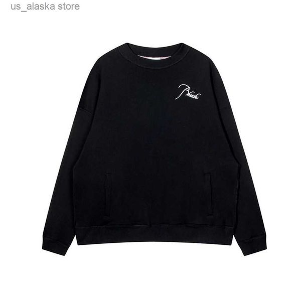 

men's hoodies sweatshirts hoodie men women autumn winter couples sports keep warm letter embroidery pattern fashion o-neck casual simp, Black