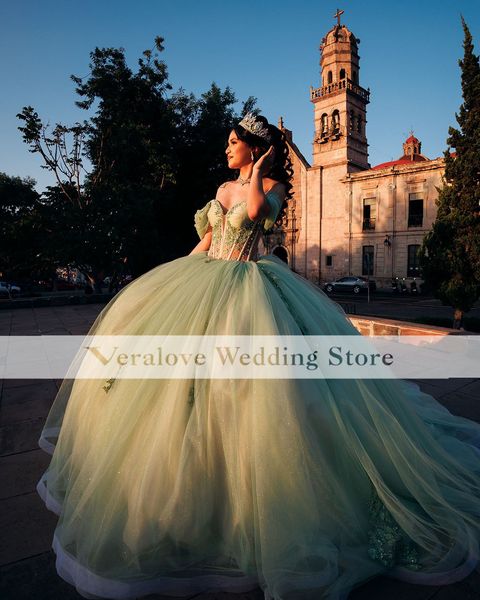 

veralove quinceanera dresses off shoulder appliques beads girl sweet 16 dress vestidos de 15 anos, Blue;red