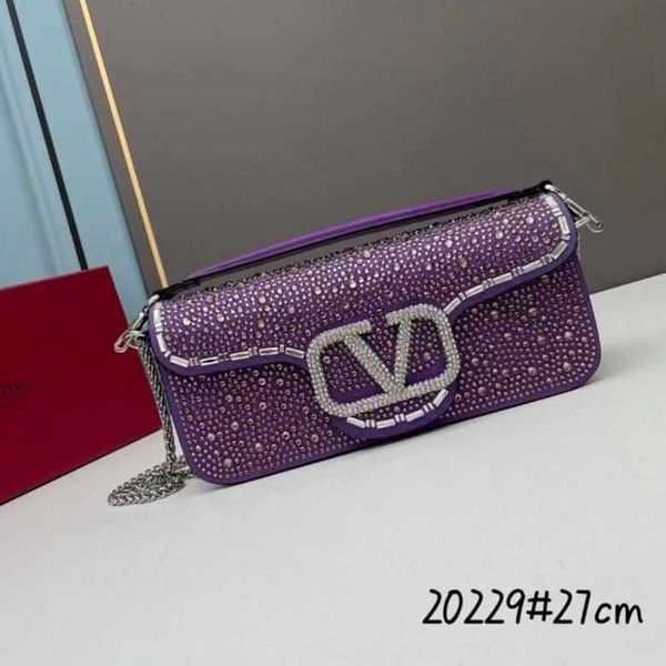 

luxurys diamond designer bling women handbag bags buckle big v mini loco crystal handheld shoulder crossbody chain bag 4k4u 3hzq