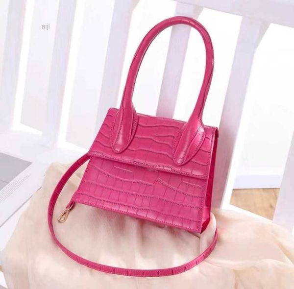 

2023 jacq 1 2-loop designer bags women handbag crossbody tote bag sacoche muse fashion shoulder split crocodile noeud hand coin flap gift mi