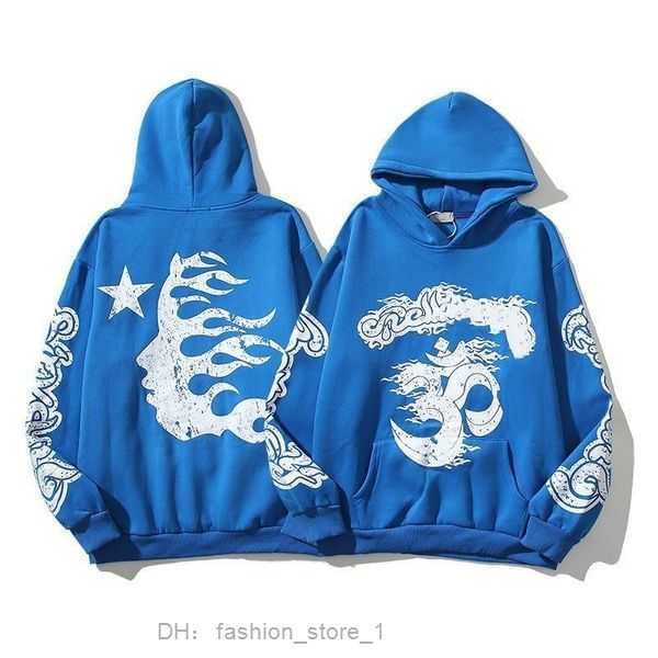 

hellstar hoodie men shark graphic tee pullover letter print long sleeve jumper with pocket mens womens clothing fashion sweatshirt 3 gqe0, Black