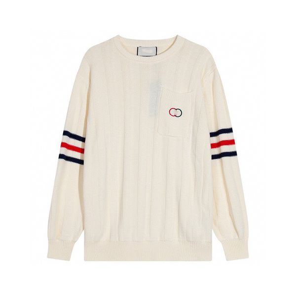 

loose mens designer hoodies long sleeve sweater pullover knits hooded sweaters men women hoodie knits sweatshirt 001, White;black