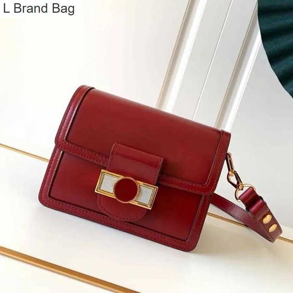 

2023 new 10a quality designer shoulder bag 25cm mini dauphine luxurious crossbody bagm55964with ml028 po9f, Black