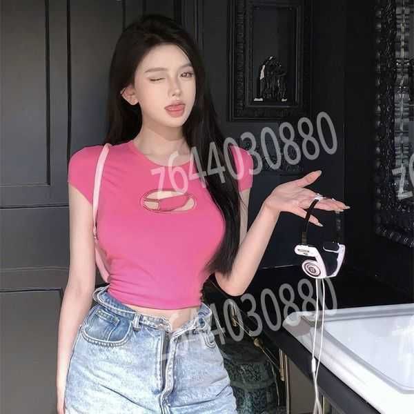 

women's t-shirt tanks camis fashion diesel oil designer t shirt tees womens letter print short sleeve round neck cotton polo 6926 2 v9, White