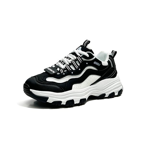 

fashion women designer casual shoes black white brown woman girls flat trainers factory wholesale retail outdoor platform sports sneakers si