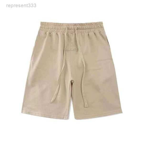 

new 21ss reflective high street shorts men's casual sports pant loose oversize style drawstring short pants trend designer ess essentai, White;black