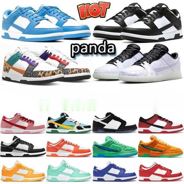 

2023 designer shoes flat 20th anniversary active fuchsia sneakers casual panda white black men women grey fog unc triple pink kentucky stran