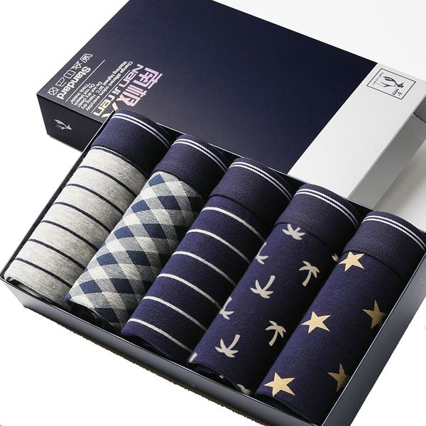 

underpants 5pcs lot men underwear cotton boxer comfortable breathable men s panties boxing boxershorts man 230802, Black;white
