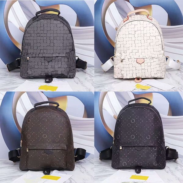 

designer black embossing backpacks handbags men women pu leather backpack school bag fashion knapsack back pack presbyopic rucksack shoulder