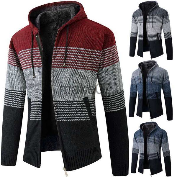 

men's sweaters knitted outerwear for men in korean version plush and thickened for autumn and winter wear trendy sweater for autumn wea, White;black