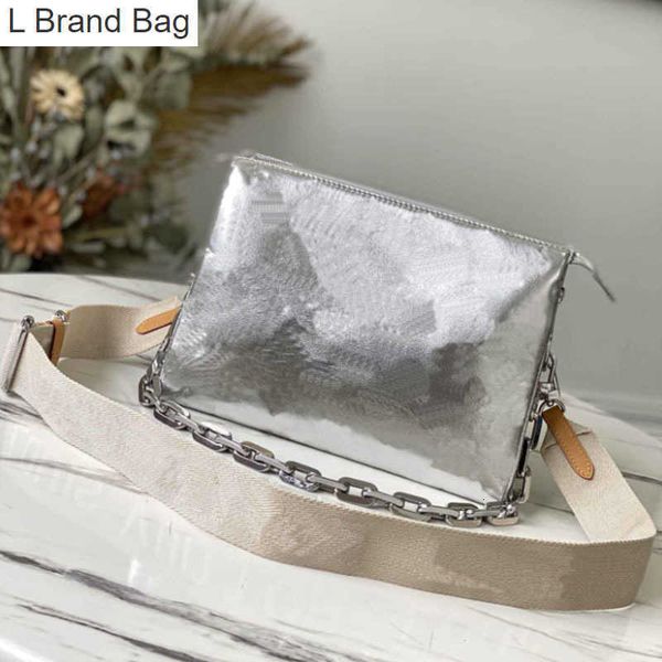 

l bag designer bag embossed puffy leather chain men and women handbag shoulder bags 57793 messenger bag wallet 57790 ro8e, Black
