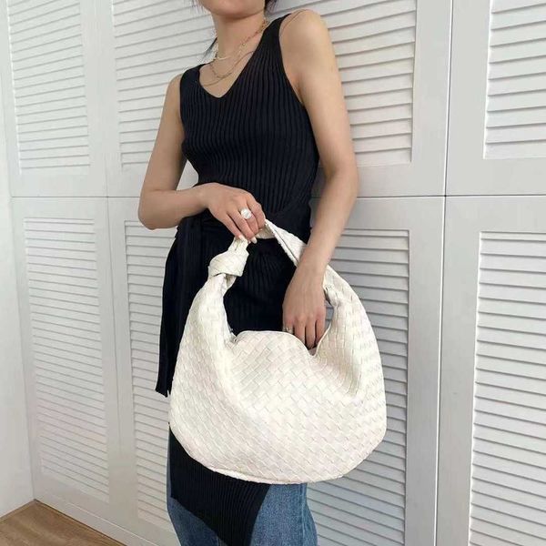 

brand jodie woven large size tote bags candy and designer real sheepskin knotted bag satchel cloud bag dumplings knitting handbag 221026