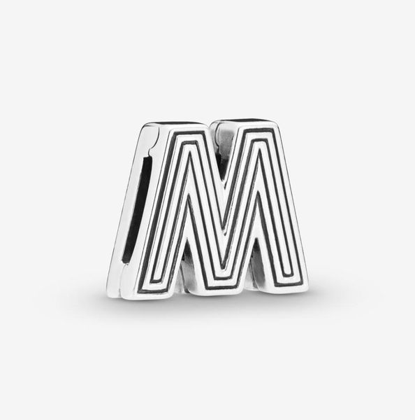

100 925 sterling silver letter m clip charms fit reflexions mesh bracelet fashion women wedding engagement jewelry accessories5762901, Bronze;silver