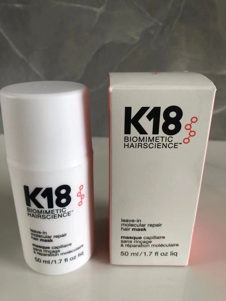 

k18 leave-in k18 molecular repair k18 repair hair mask to damage from bleach leave-in repair 50ml
