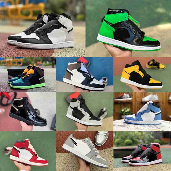 

chicago lost found jumpman 1 1s basketball shoes true turbo blue pine haze hyper royal bio hack twist green gorge denim visionaire stage des