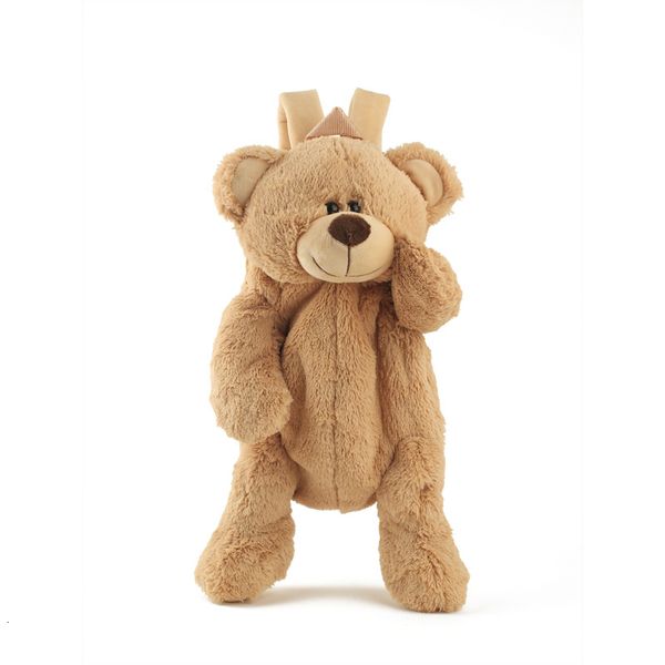 

backpacks 40cm children cute plush toy lovely cartoon brown bear backpack kawaii school bag girls boys kindergarten birthday festival gift 2