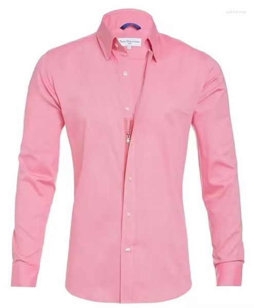

men's casual dress shirts wrinkle t shirts long sleeve zip up tshirts stretch solid oversized casual shirt fashion shirts, White;black